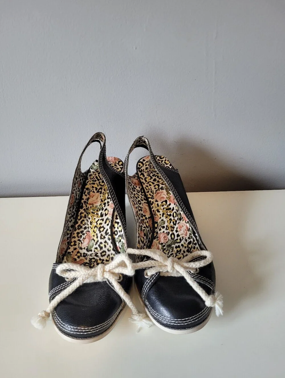 Vintage Irregular Choice Picnic Sneaker Wedges, VGUC, Size 6